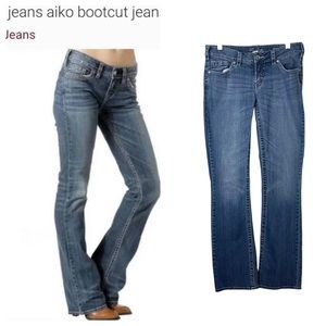 Silver Aiko boot cut medium wash jeans
